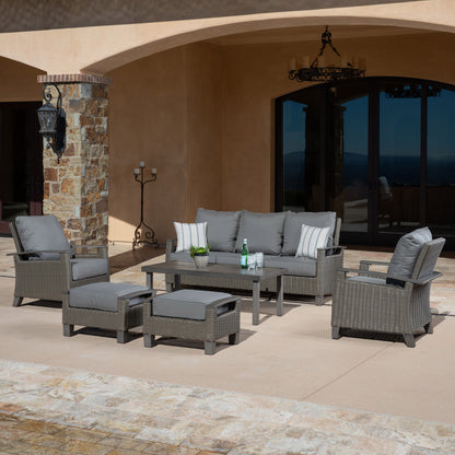 Grand Leisure Las Palmas 17-piece Outdoor Patio Estate Set