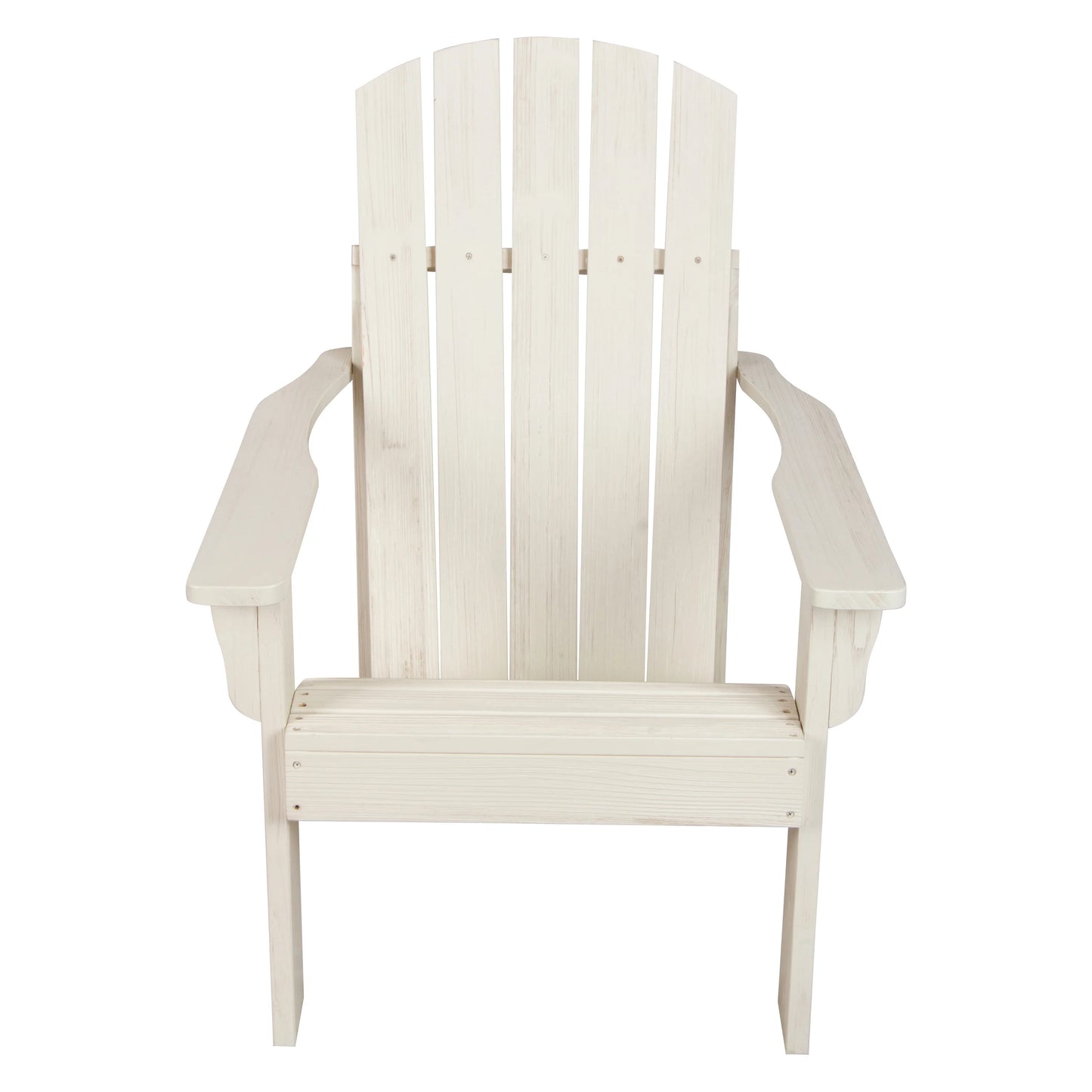 Shine Company Traditional Cedar Wood Patio Firepit Adirondack Chair in Beige
