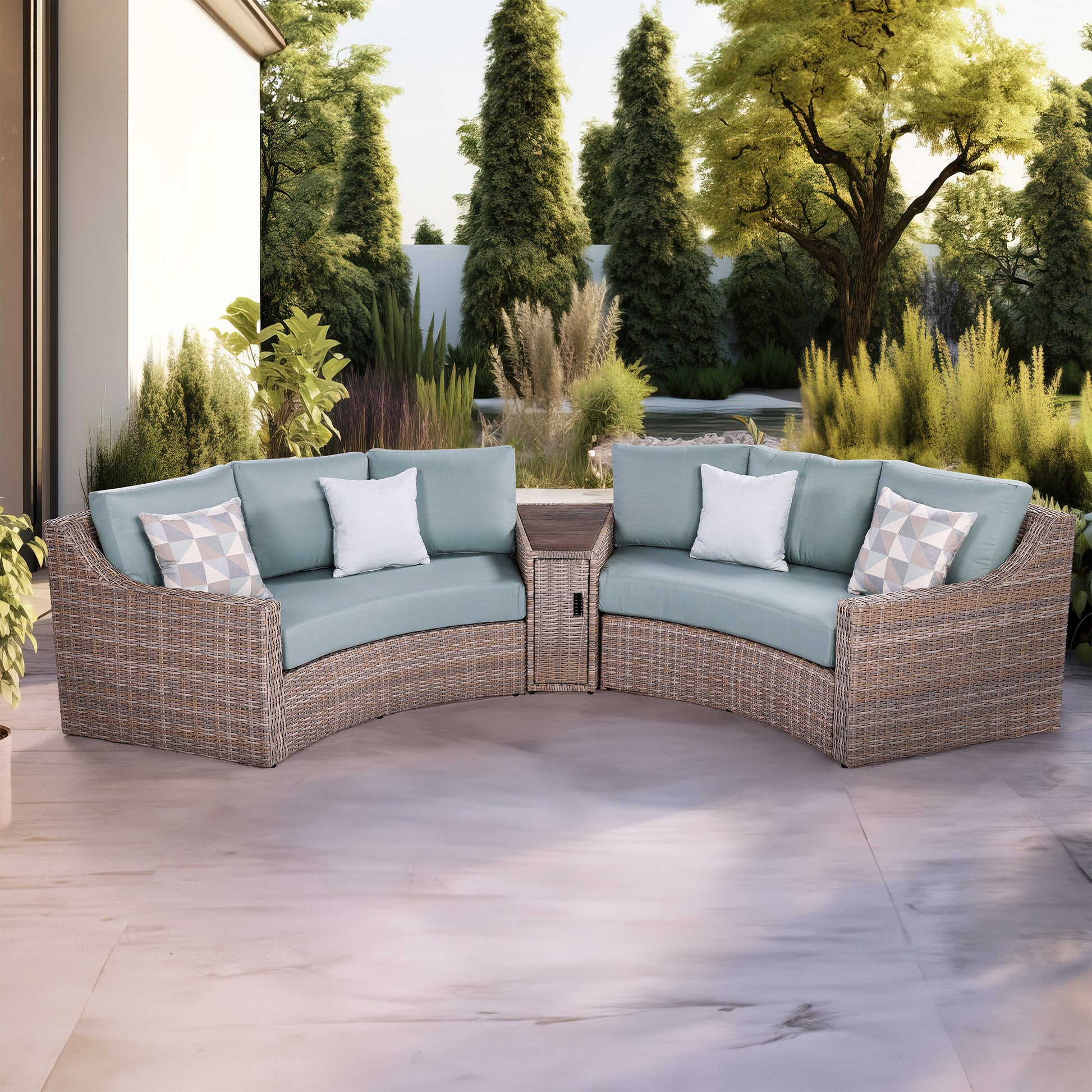 Audrey 6-piece Outdoor Patio Fire Seating Set