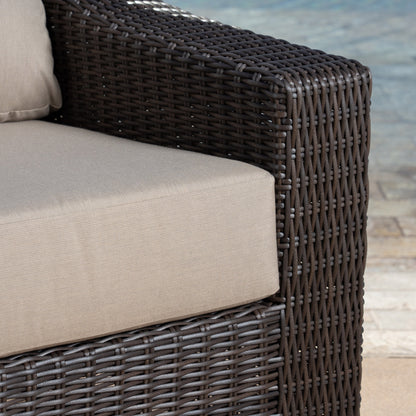 Grand Leisure Brandemore 4-piece Fire Outdoor Patio Seating Set