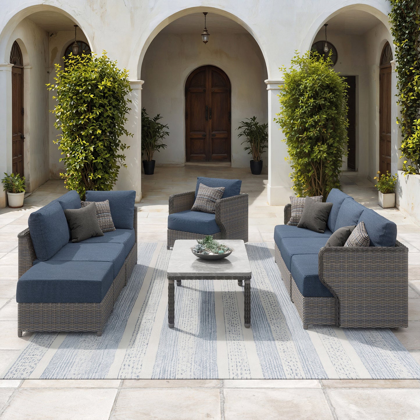 Sirio Richmond 8-piece Outdoor Patio Seating Set