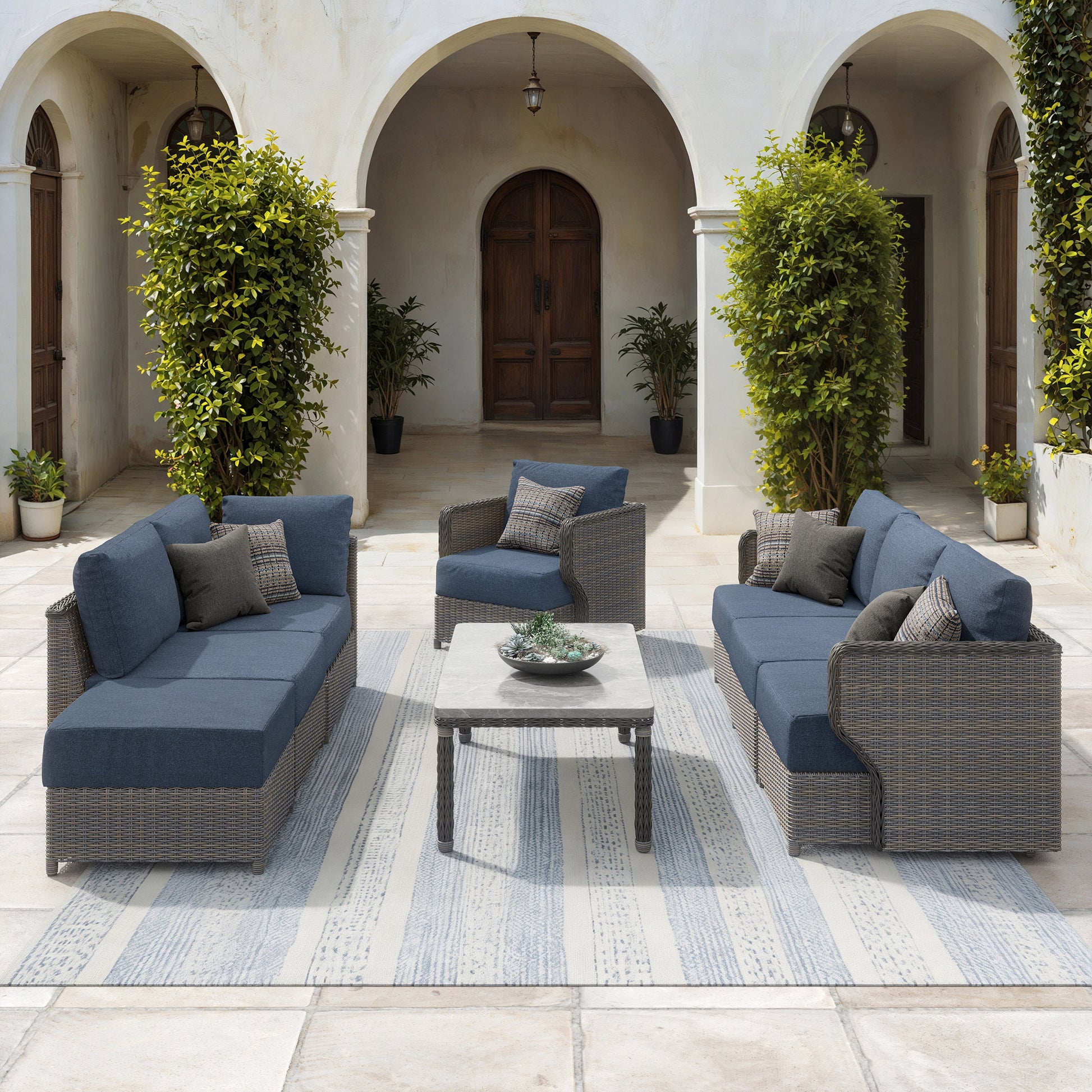 Sirio Richmond 8-piece Outdoor Patio Seating Set