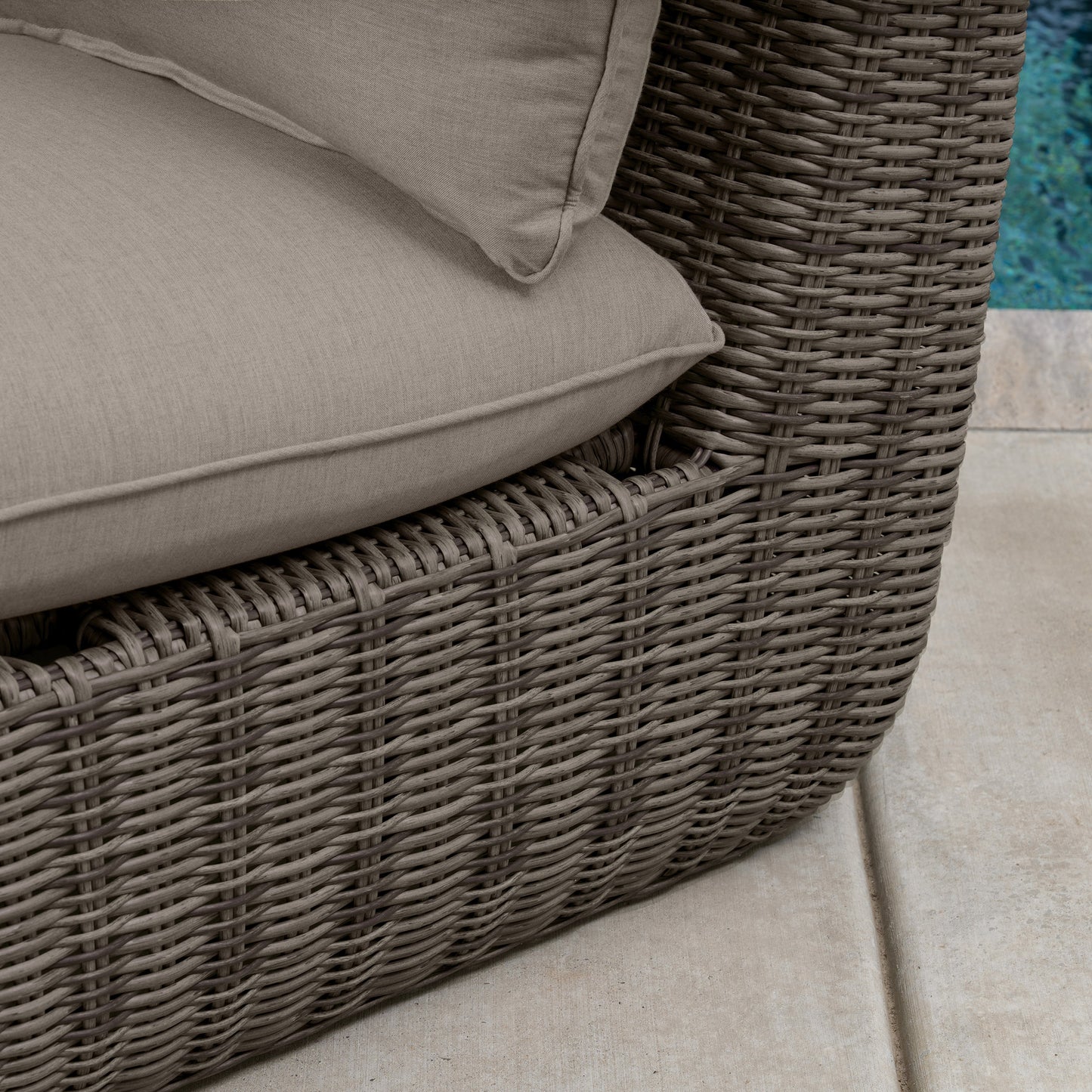 SunVilla Swann Modular Outdoor Patio Chair, 2-pack