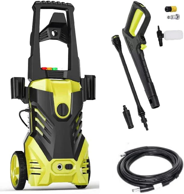 FATFAX Electric High Pressure Washer 3500 Psi and 2.5 GPM with 25ft Hose/16ft Power Cord,Making It Perfect for Cleaning Cars, Fences, Pool, Patios.