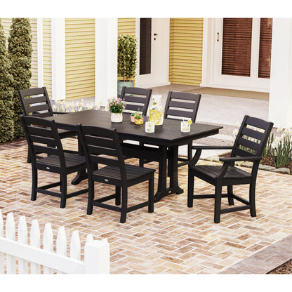 POLYWOOD Chesapeake 7-piece Outdoor Patio Dining Set