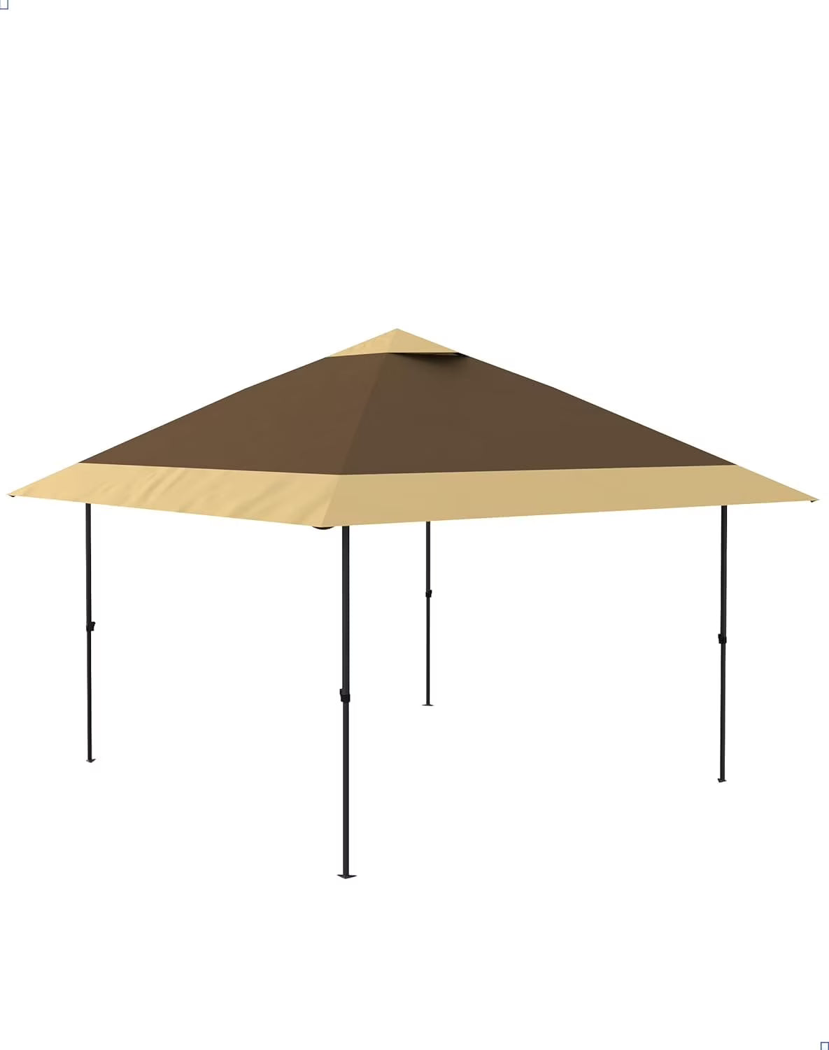 12x12FT Pop Up Gazebo,Canopy Tent on Clearance,Outdoor Patio Gazebo,Tent for Party,Wedding,Outdoor Dining,Backyard(Khaki+Light Khaki)