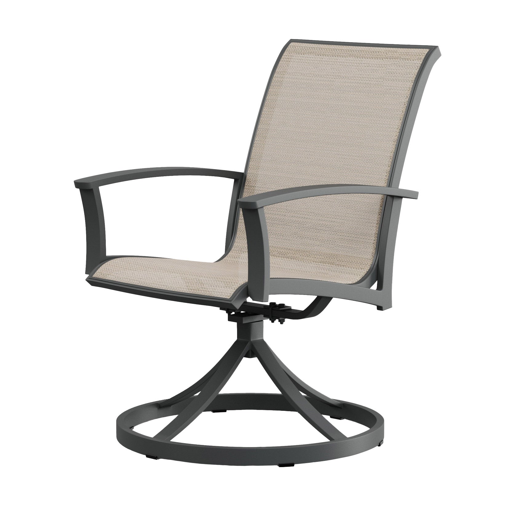 Agio Clearfield 7-piece Sling Fire Outdoor Patio Dining Set
