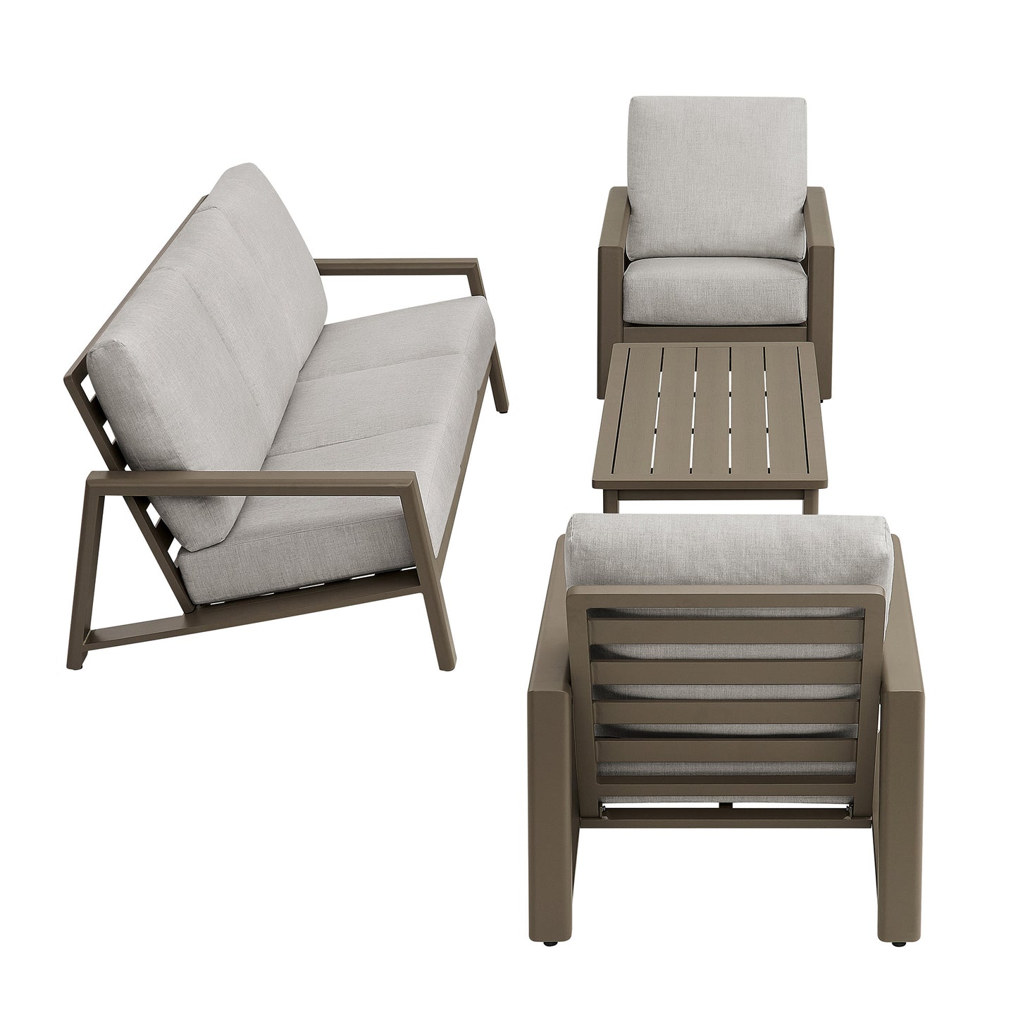Henredon Arlow 4-piece Outdoor Patio Seating Set