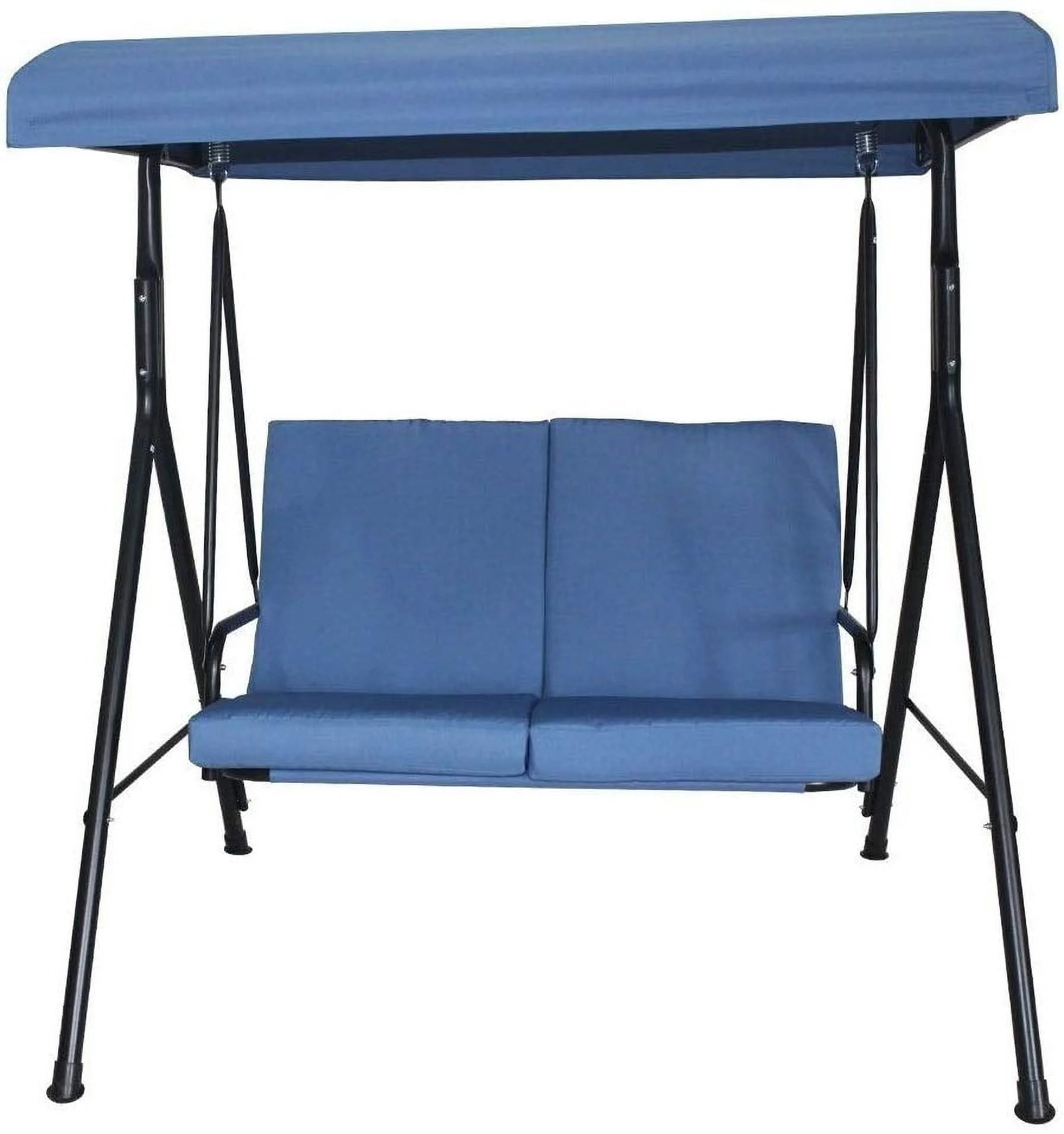 Vanity Art 2 Person All-Weather Patio Swing Chair Adjustable Tilt Steel Canopy Porch Swing