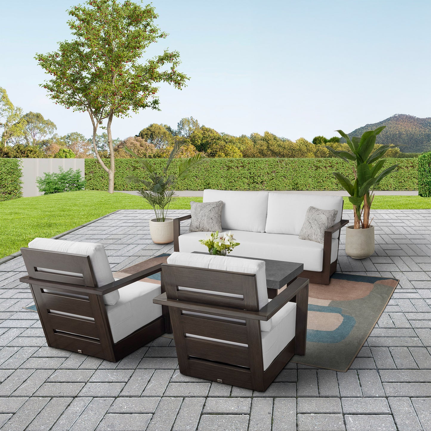 Agio Bentley 4-piece Outdoor Patio Seating Set