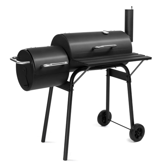 Zimtown BBQ Charcoal Grill Outdoor Barbecue Pit Barrel Charcoal Grill Smoker for Patio Backyard