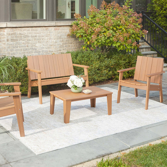 Leisure Line 4-piece Outdoor Patio Seating Set by Tangent