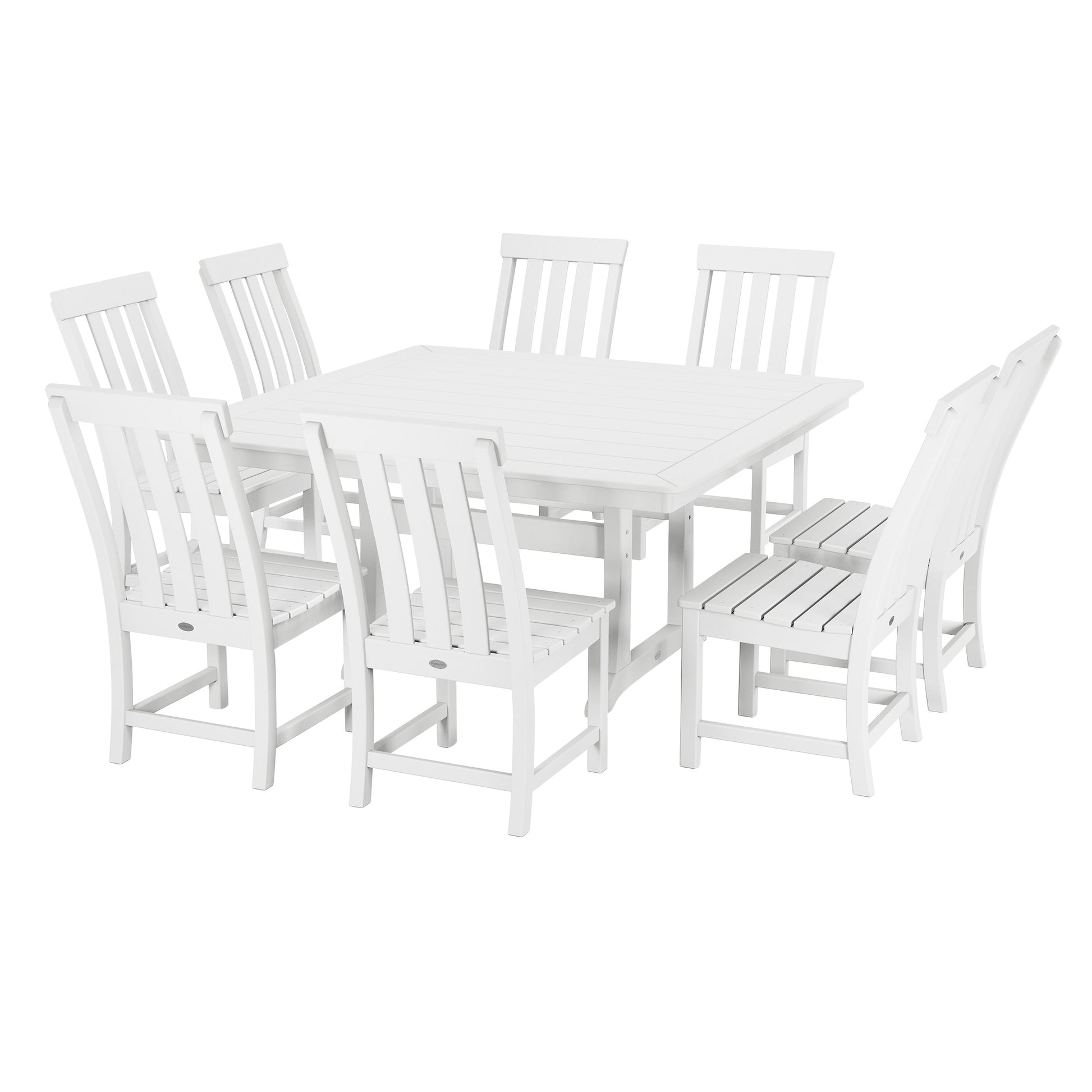 POLYWOOD Prescott 9-piece Outdoor Patio Dining Set