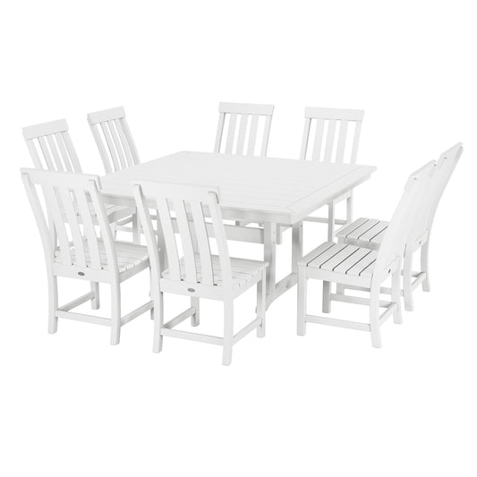 POLYWOOD Prescott 9-piece Outdoor Patio Dining Set