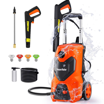 Fenbeli Electric Pressure Washer, 3800 PSI 2.6GPM Power Washer for Cars, Fences and Patios