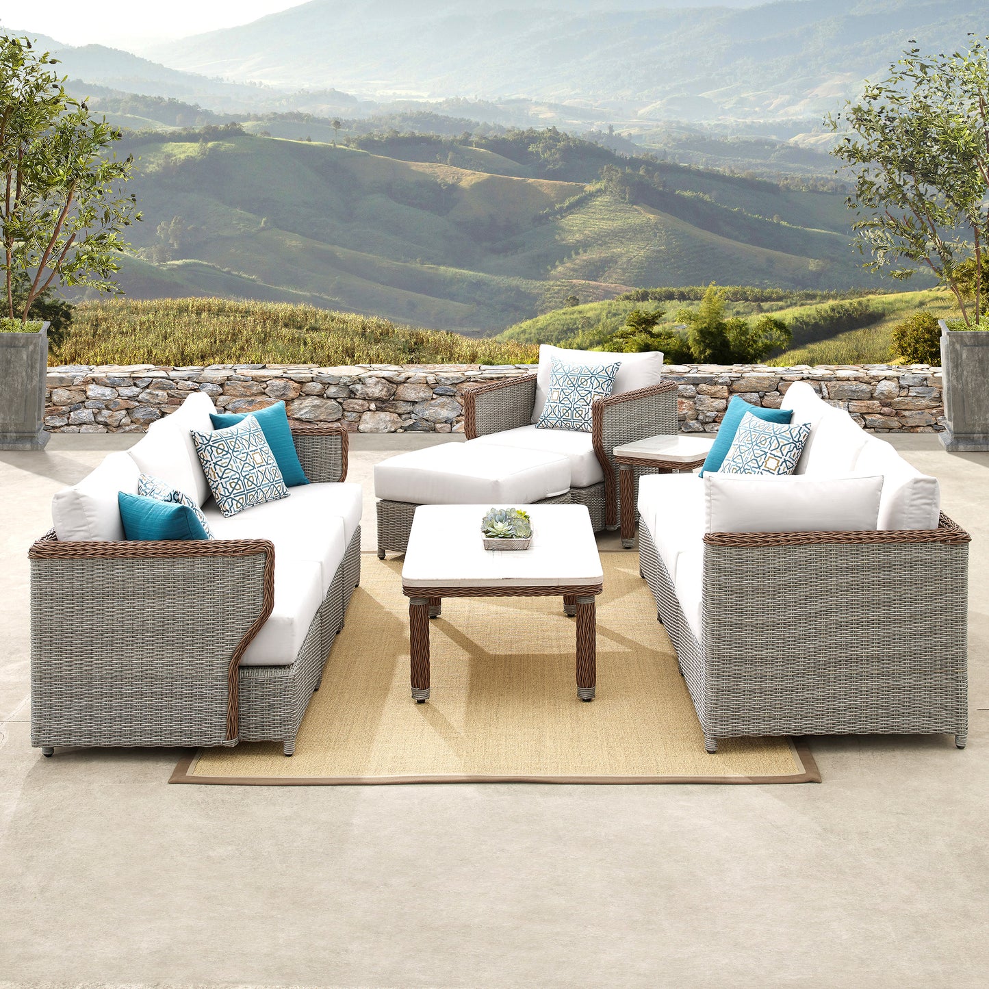 Sirio Richmond 10-piece Outdoor Patio Seating Set
