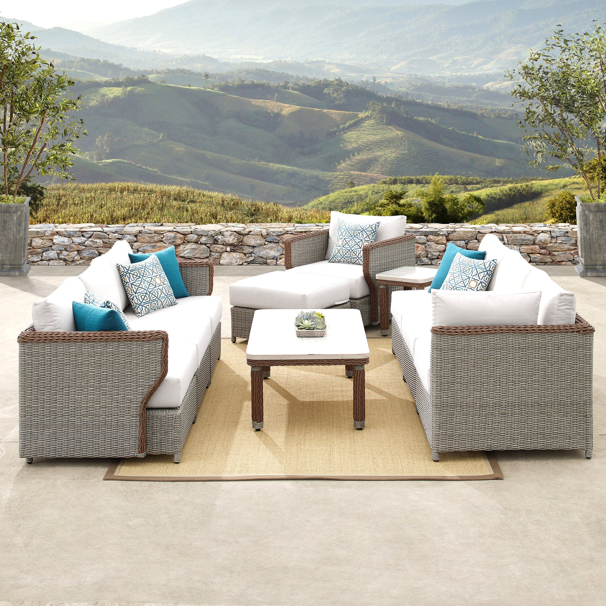 Sirio Richmond 10-piece Outdoor Patio Seating Set