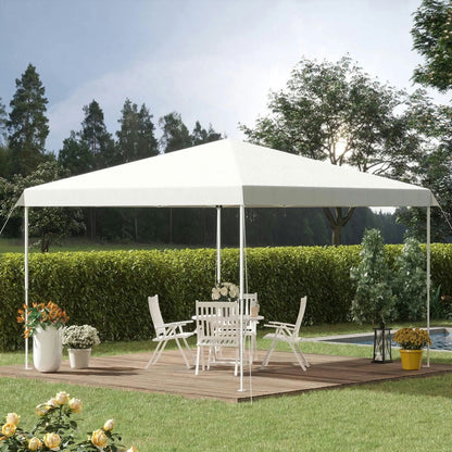 Barara King Outdoor Canopy Tent, Patio Portable Canopy,13' x 13' Pop Up Canopy Tent, Instant Sun Shelter, Tents for Parties,White