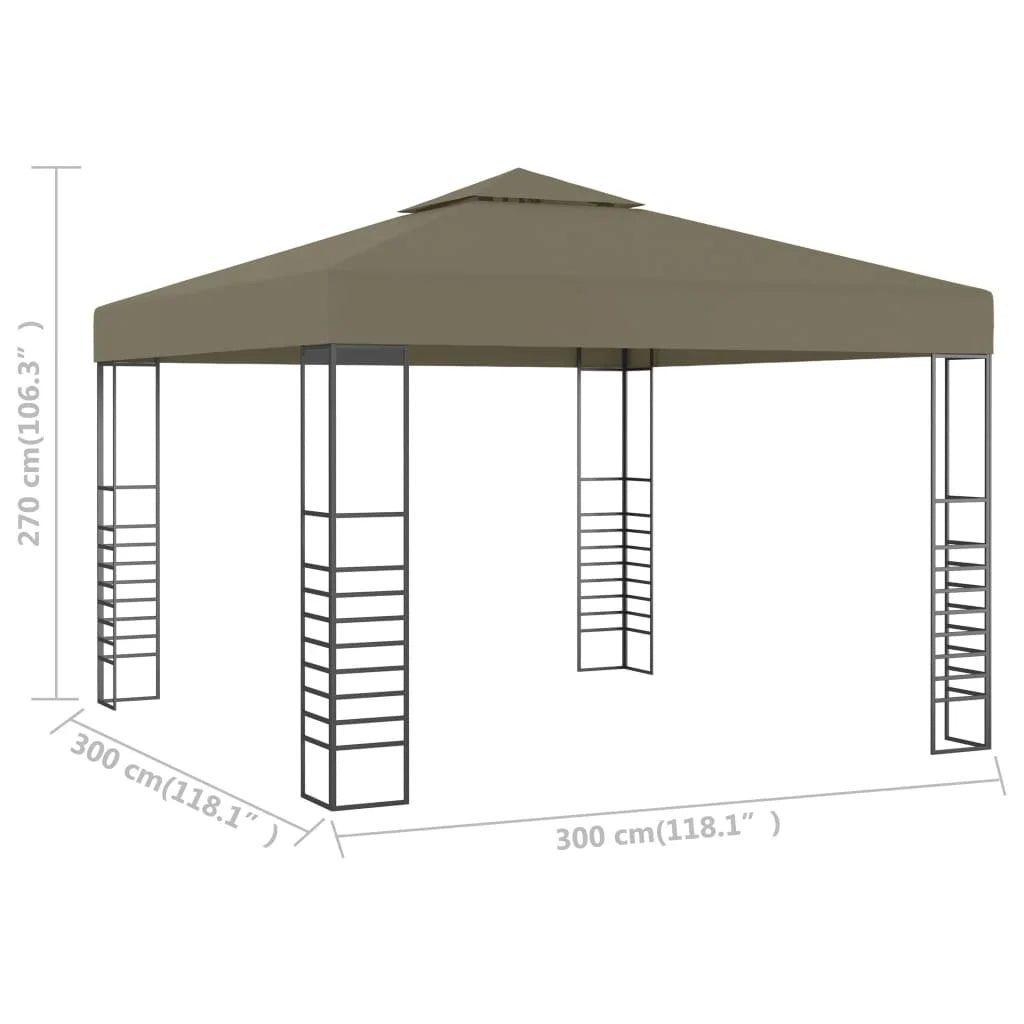 vidaXL Gazebo Outdoor Canopy Patio Pavilion Sun Shelter Party Tent Marquee