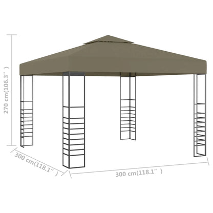 vidaXL Gazebo Outdoor Canopy Patio Pavilion Sun Shelter Party Tent Marquee