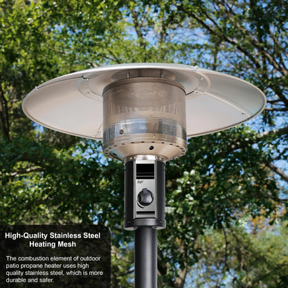 BALI OUTDOORS Gas Patio Heater Propane Patio Heater 40,000 BTU Outdoor Heaters for Patio