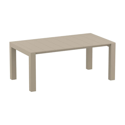 Compamia Vegas 70-86 in. Extendable Polypropylene Patio Dining Table