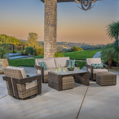SunVilla Bernard 6-piece Outdoor Patio Seating Set