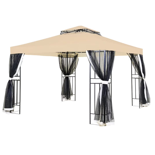 Garden Winds Replacement Canopy Top Cover Compatible with The Grand Patio 10' X 10' Gazebo - RipLock 350