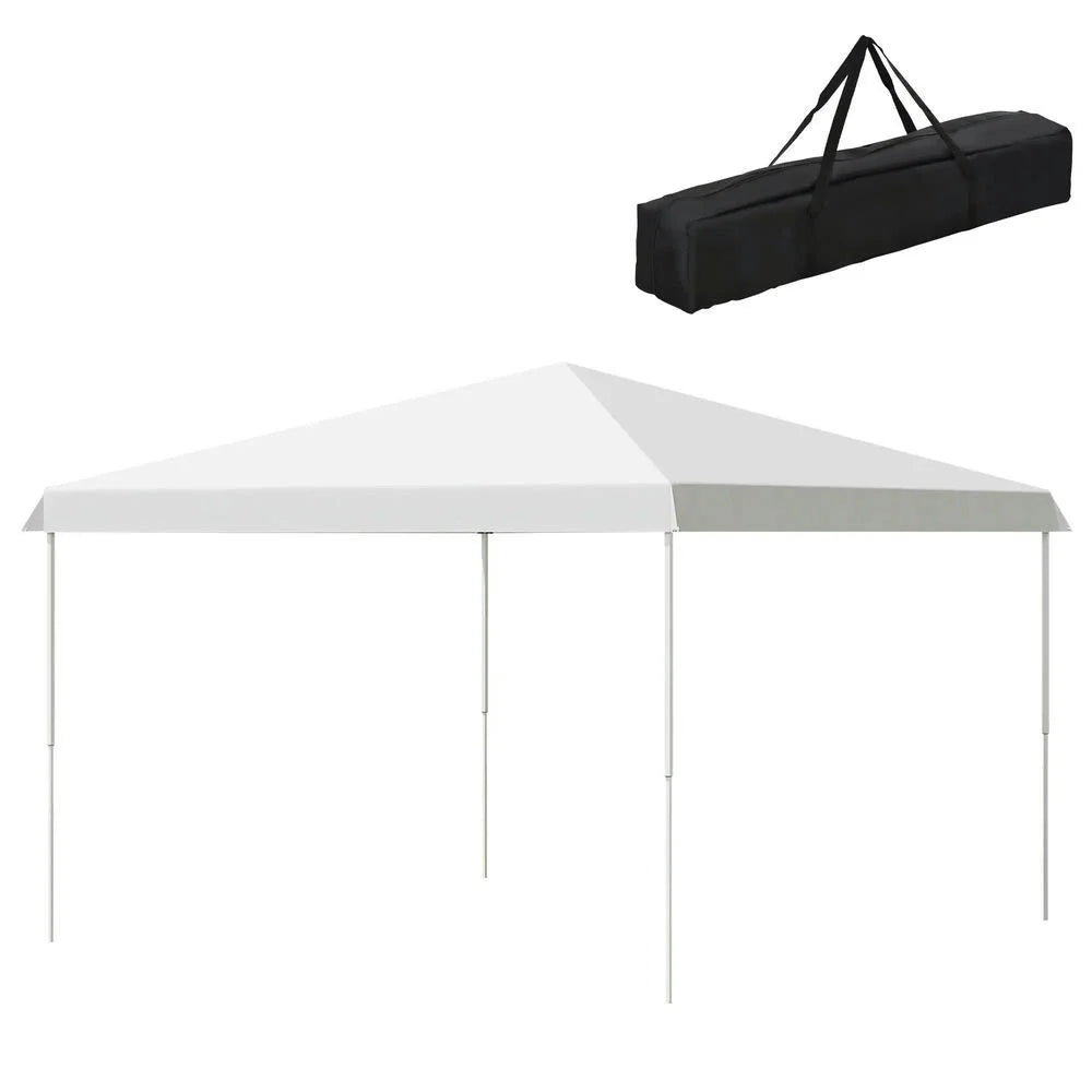 Barara King Outdoor Canopy Tent, Patio Portable Canopy,13' x 13' Pop Up Canopy Tent, Instant Sun Shelter, Tents for Parties,White
