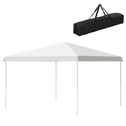 Barara King Outdoor Canopy Tent, Patio Portable Canopy,13' x 13' Pop Up Canopy Tent, Instant Sun Shelter, Tents for Parties,White