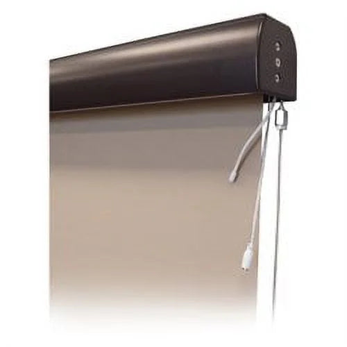 Keystone Fabrics Premium Motorized Outdoor Patio Sun Shade 10ft Wide (Tan)