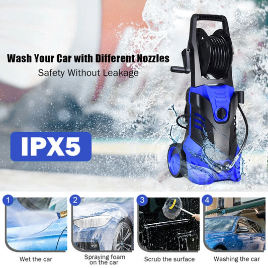 YouYeap 3000 PSI Electric Pressure Washer 2.0 GPM for Household, Great for Cars, Patios, Siding, Driveways
