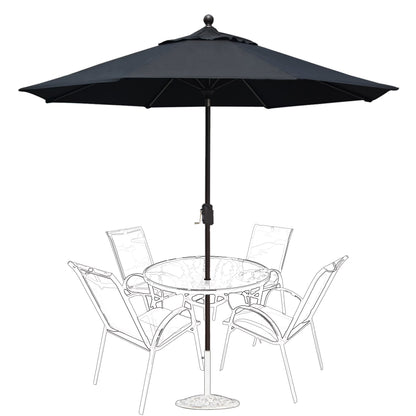 EliteShade 9Ft Market Umbrella Patio Outdoor Table UmbrellaTeal