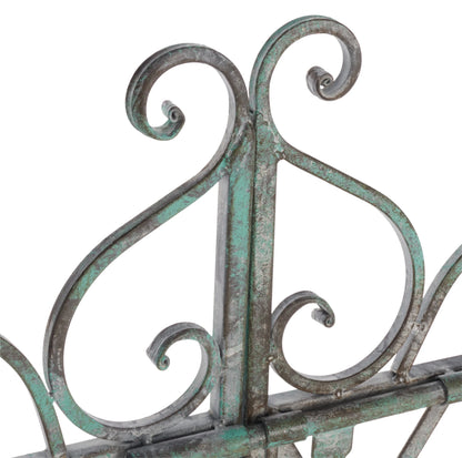 SAFAVIEH Beatrix Outdoor Patio Arbor with Door, Antique Green