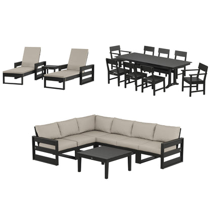 POLYWOOD Westport 19-piece Outdoor Patio Estate Collection