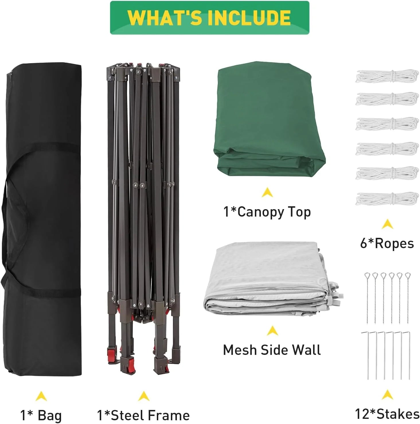 Pop Up Gazebo 13x13ft, Hexagonal Outdoor Canopy Shelter, Instant Patio Gazebo Tent with Mesh Netting and Strong Steel Frame for Patio Backyard Garden Wedding Party