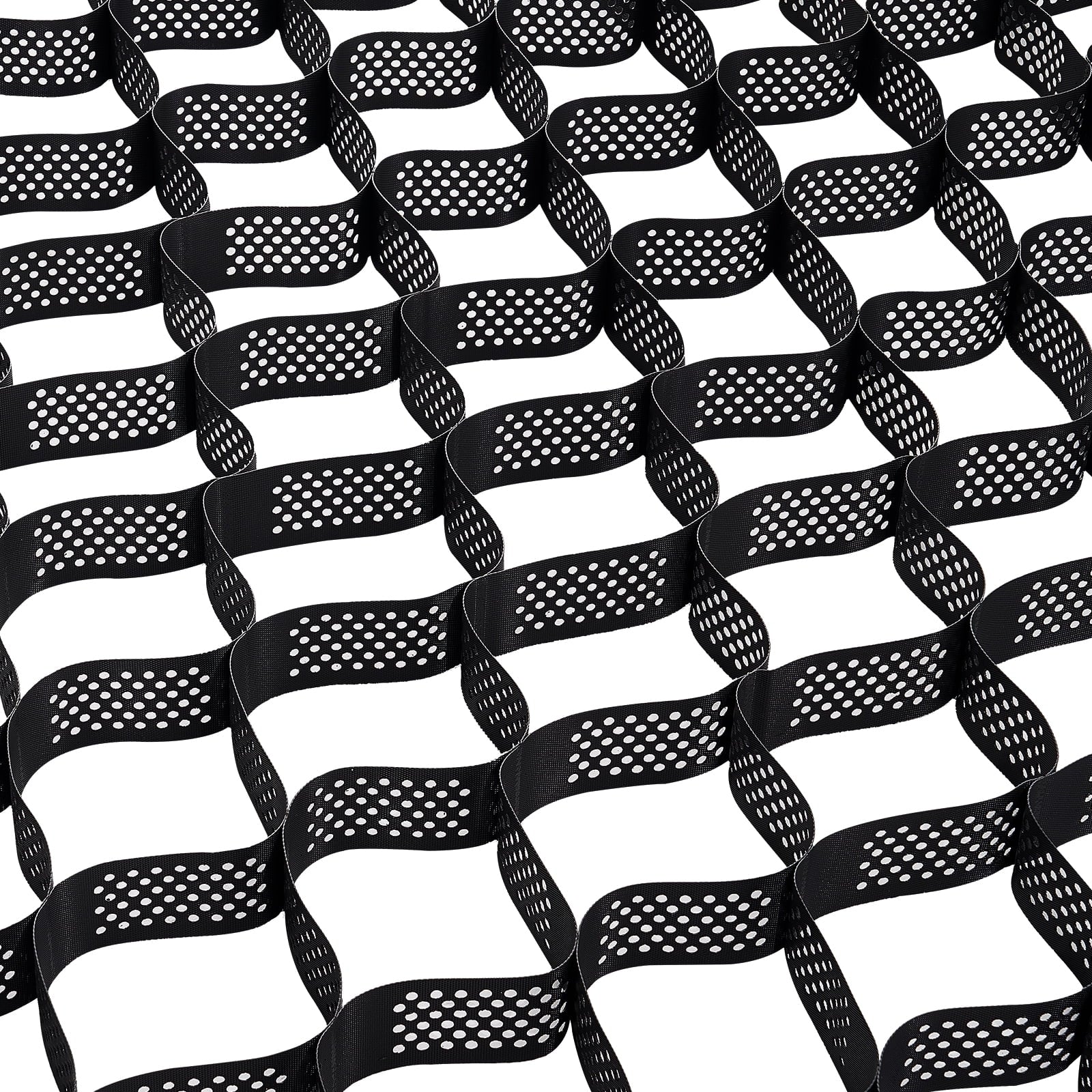 KFFKFF Gravel Grid, 4 Inch Depth, 17.06 x 8.86 FT/5200 x 2700 mm, Supports 1880 LBS Per Sq ft, Permeable Ground Stabilizer for Garden, Patio, Walkway, RV Parking Slopes
