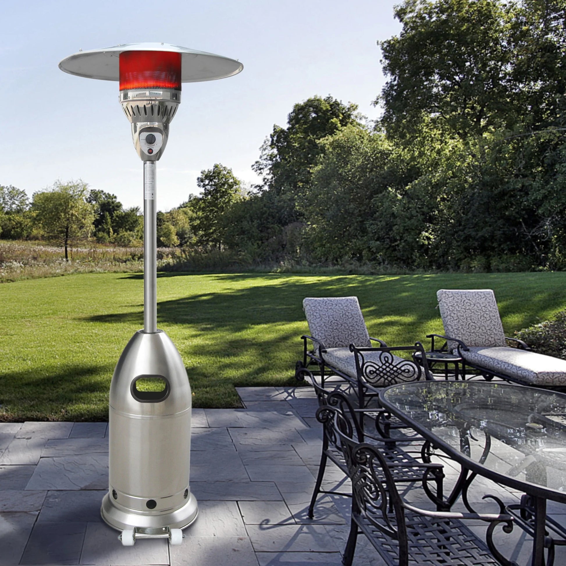 Dyna Glo 48,000 BTU Premium Hammered Bronze Propane Patio Heater