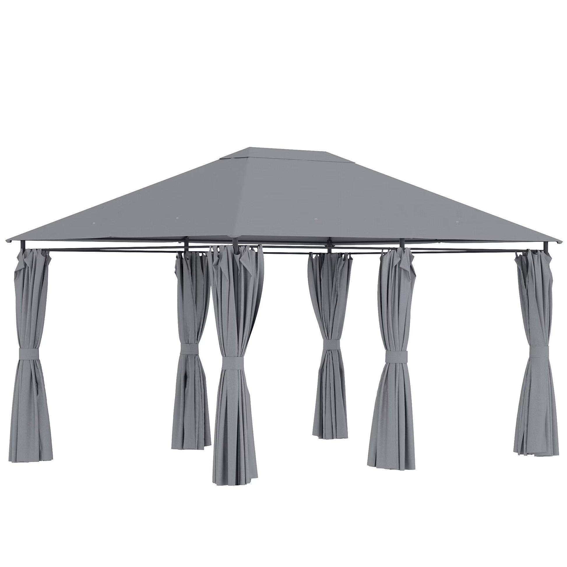 DUOSONG Outsunny 9Ft Patio Umbrella With Push Button Tilt And Crank, Ruffled Outdoor Market Table Umbrella With Tassles And 8 Ribs, For Garden, Deck, Pool, Tan Tan Polyester Garden & Outdoor Canopies