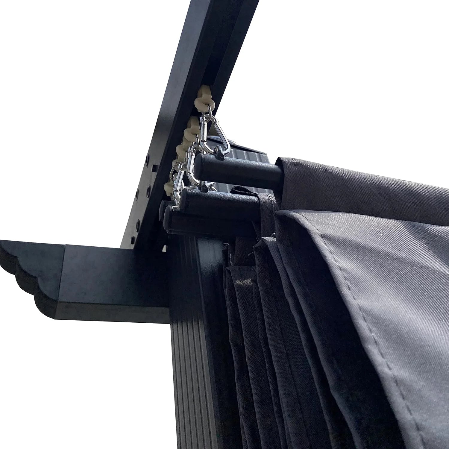 Outdoor Patio Pergola Replacement Canopy Top Cover Gazebo Replacement Shade Cover (Gray-for 13x10 Ft Pergola Frame)