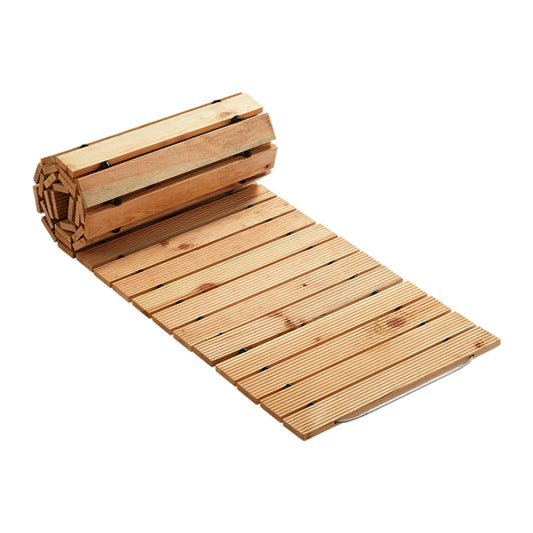 koolsoo Wooden Garden Pathway Boardwalk Decor Wood Road Floor Straight Walkway Wedding Party Pathway for Outside Beach Outdoor Patio