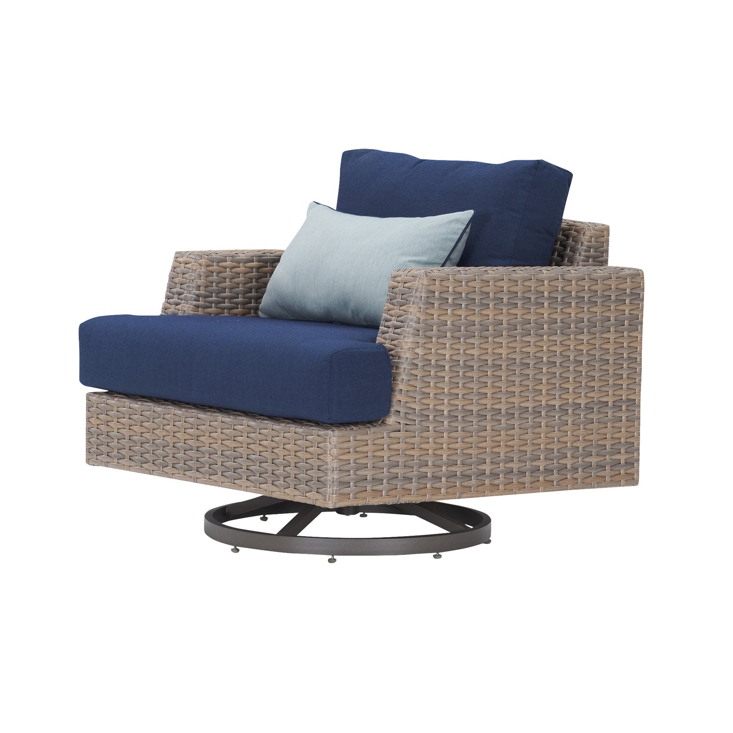 Portofino Repose 7-piece Outdoor Patio Fire Motion Seating Set