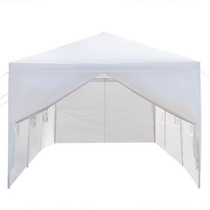 10'x30' Canopy Tents for Outside, Waterproof Outdoor Gazebo BBQ Shelter Pavilion with 8 Removable Sidewalls, for Party Wedding Catering Gazebo Garden Beach Camping Patio, S10188