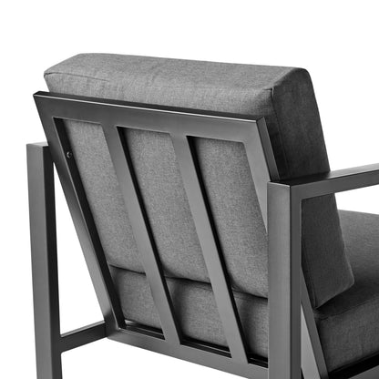 Mainstays Dashwood 4-Piece Outdoor Patio Conversation Set, Seats 4, Gray