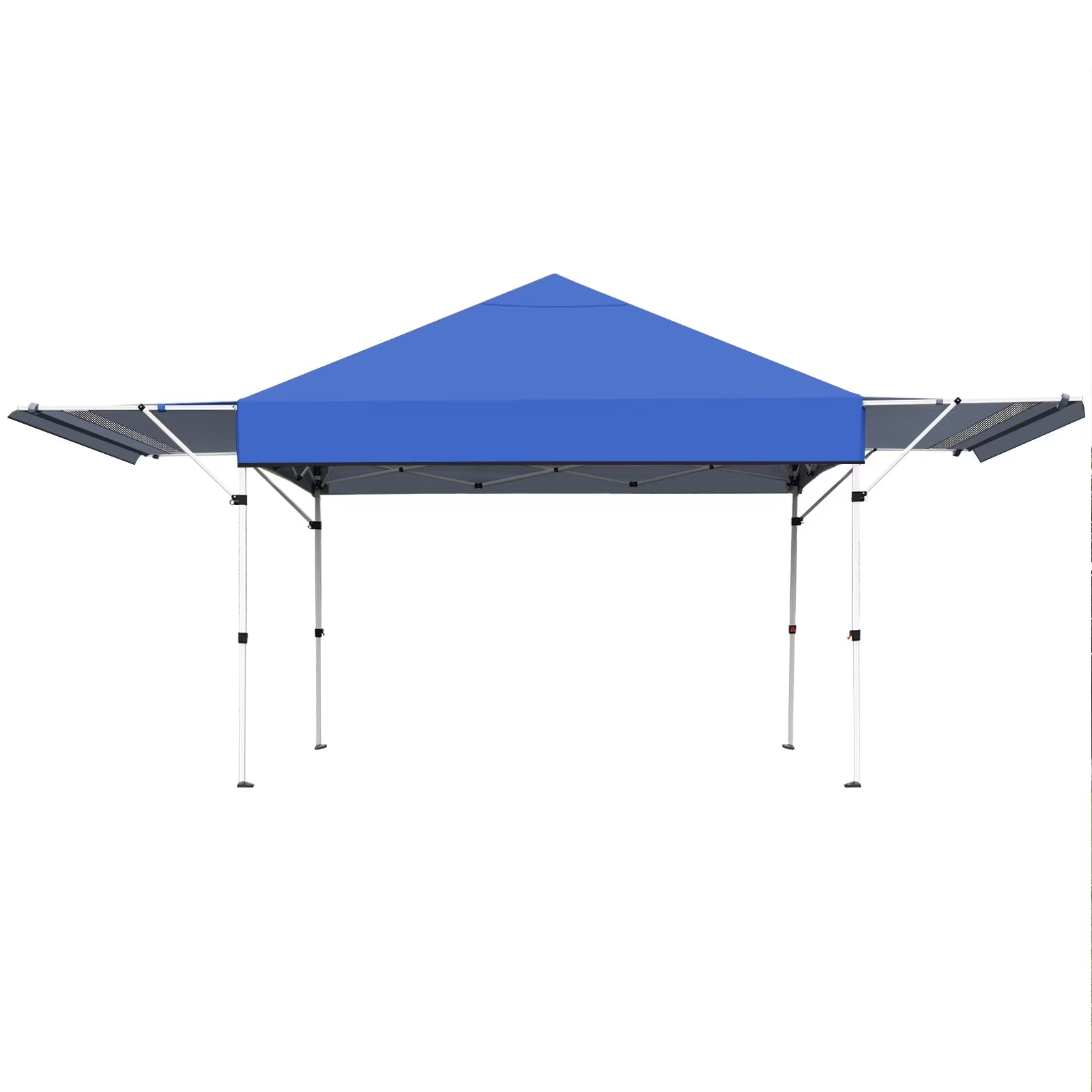 Patiojoy 10x17ft Pop up Canopy 3 Height Adjustment Folding Tent with Roller Bag White