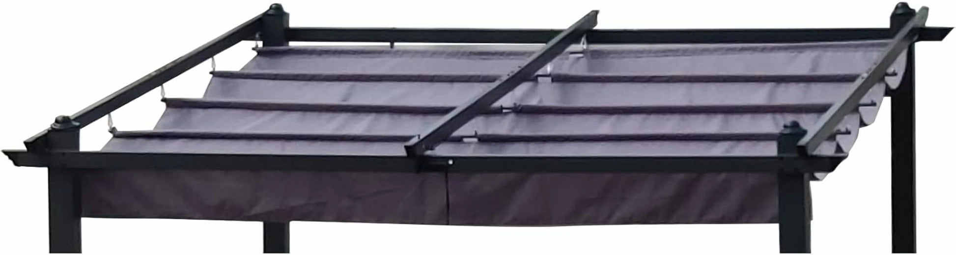 Outdoor Patio Pergola Replacement Canopy Top Cover Gazebo Replacement Shade Cover (Gray-for 13x10 Ft Pergola Frame)