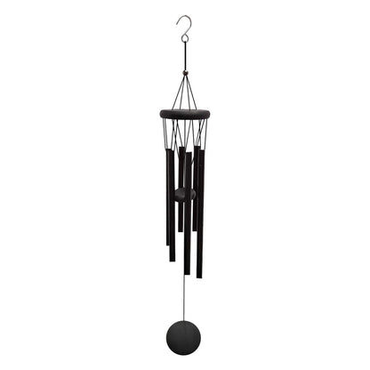 Wind Chimes Outdoor Deep Tone, Wind Chime Outdoor Sympathy Wind-Chime With 6 , Elegant Chime For Garden Patio Black Windchimes