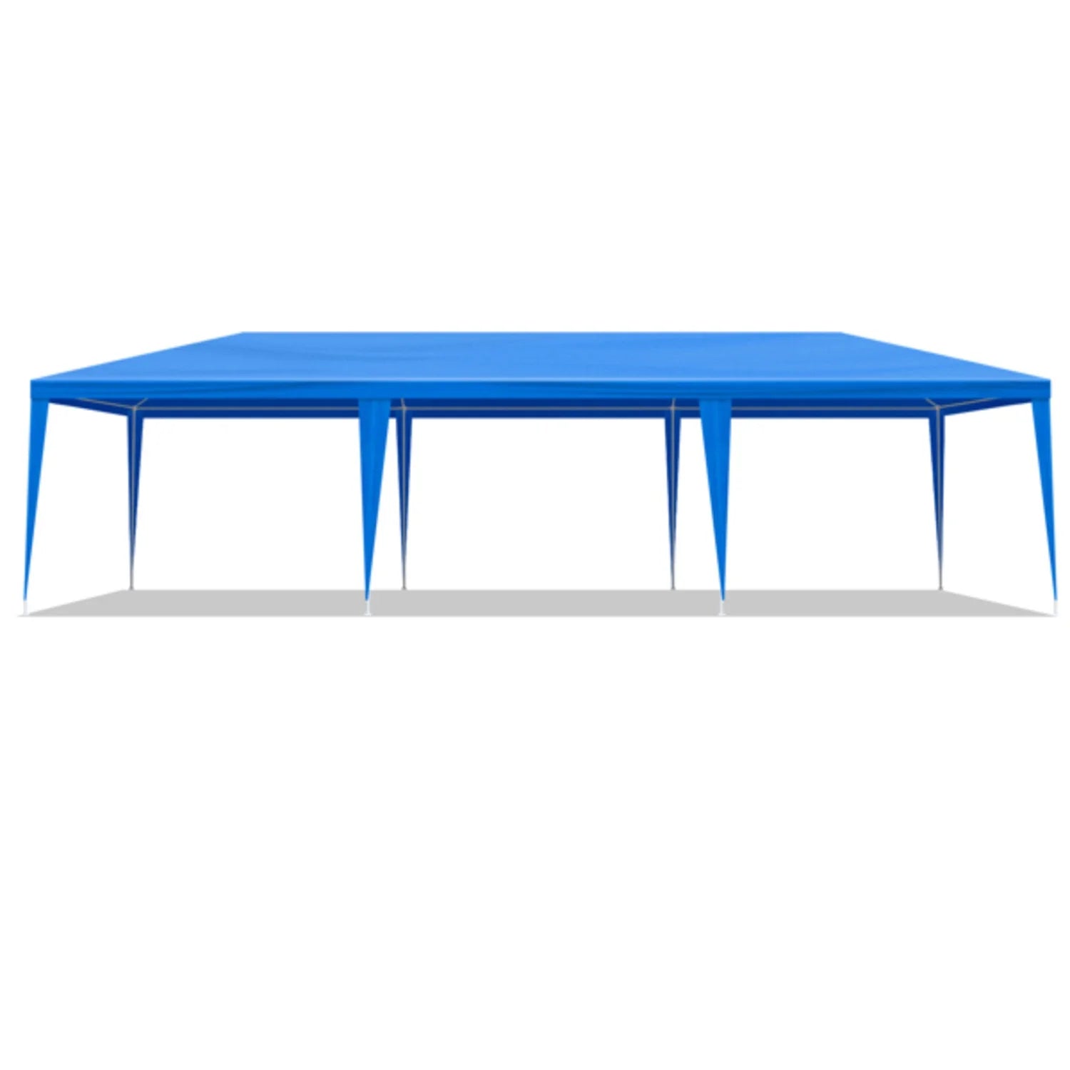 10'x30' Outdoor Party Tent With 8 Removable Sidewalls Canopy Blue Waterproof Shelters Gazebo For BBQ Birthday Party Wedding Events Backyard Garden And Patio