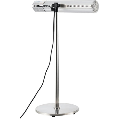 Infrared Patio Heater With Remote Control, Free Standing, 1500W, 30-3/4"L