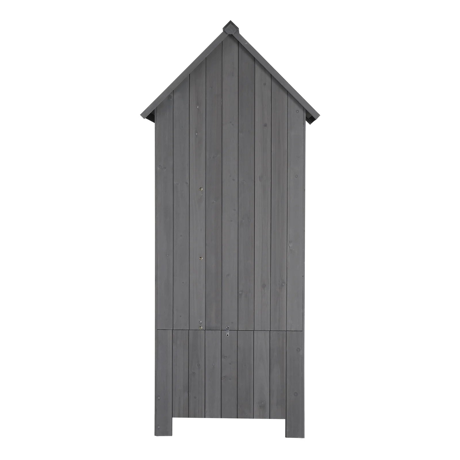 iTopRoad 70in Outdoor Storage Shed for Garden Tools, Wooden Patio Shed Lockers